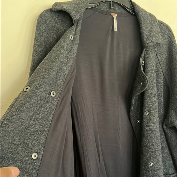 FP Women's Gray Double-Breasted Jacket - Picture 11 of 13